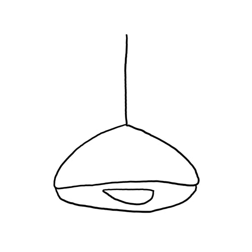 Tom Dixon Void Copper Pendant Light sketch