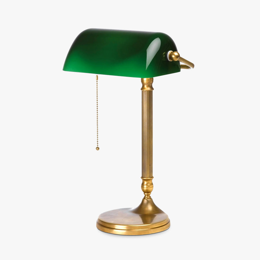 Emeralite Banker’s Lamp